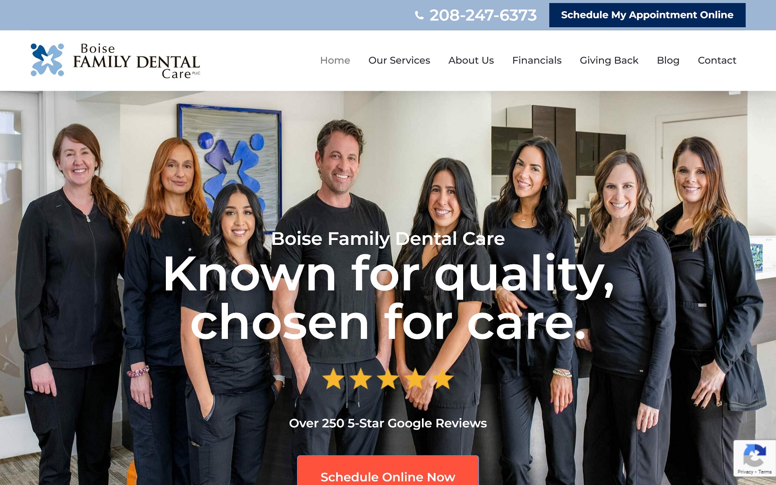 boisedentist.com screenshot