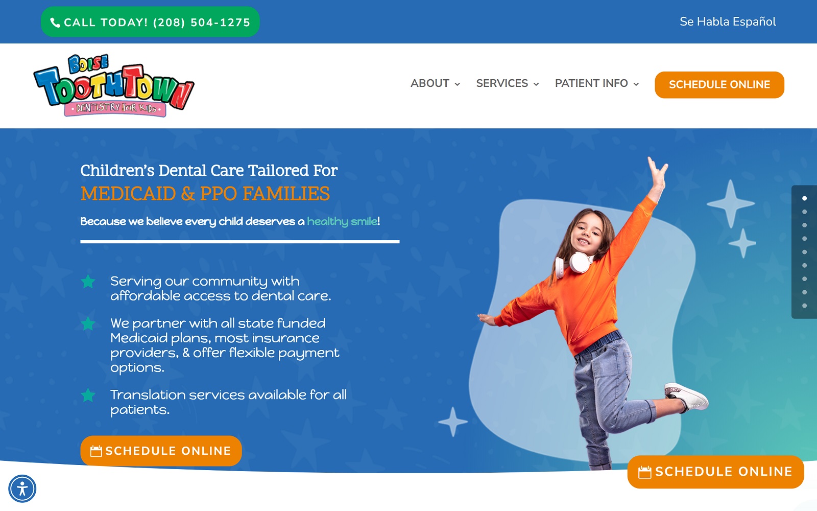 boisetoothtown.com screenshot