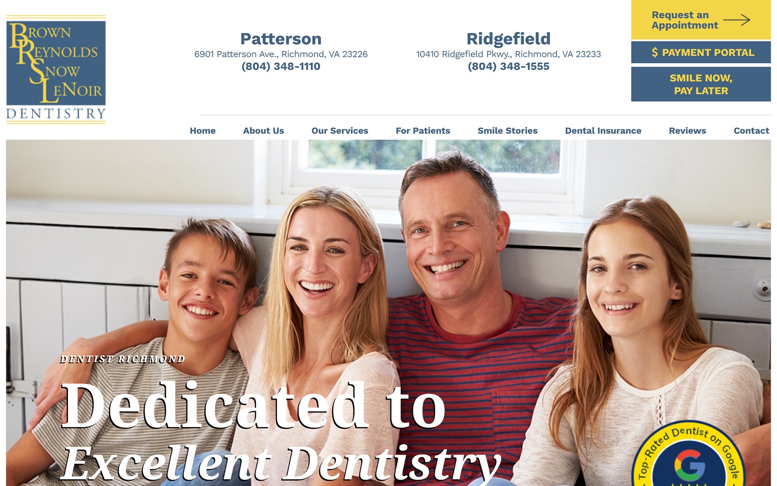 brsdentistry.com screenshot