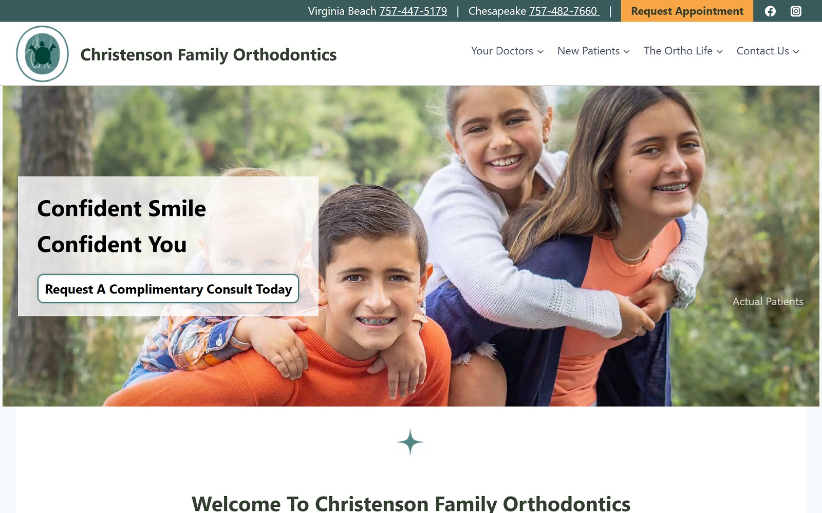 christensonfamilyortho.com screenshot