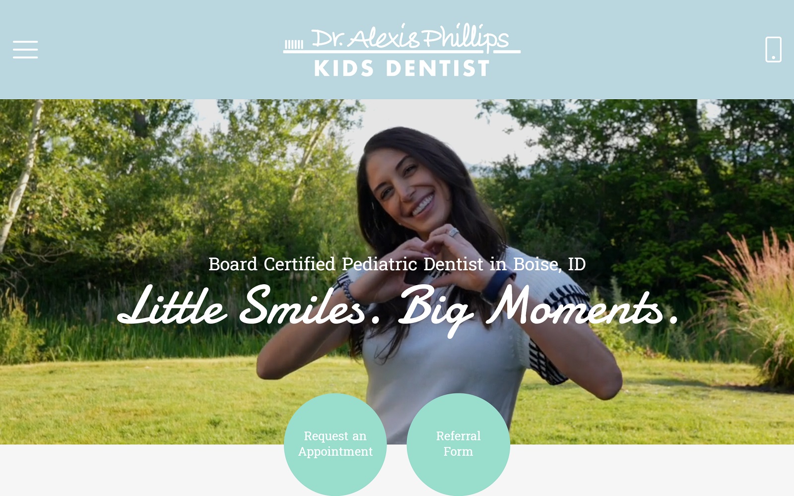 drpkidsdentist.com screenshot
