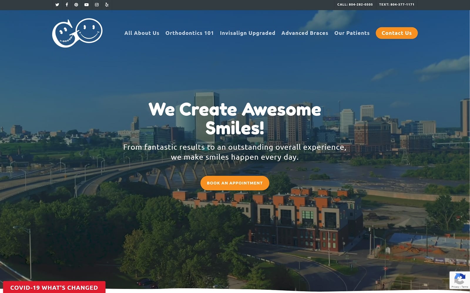 The Screenshot of Gardner Orthodontics - Gaskins gardnerorthodontics.com Website
