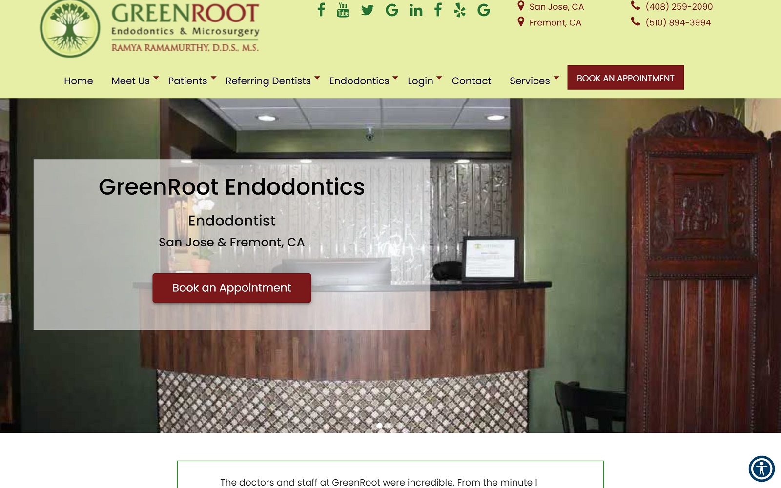 greenrootendo.com screenshot