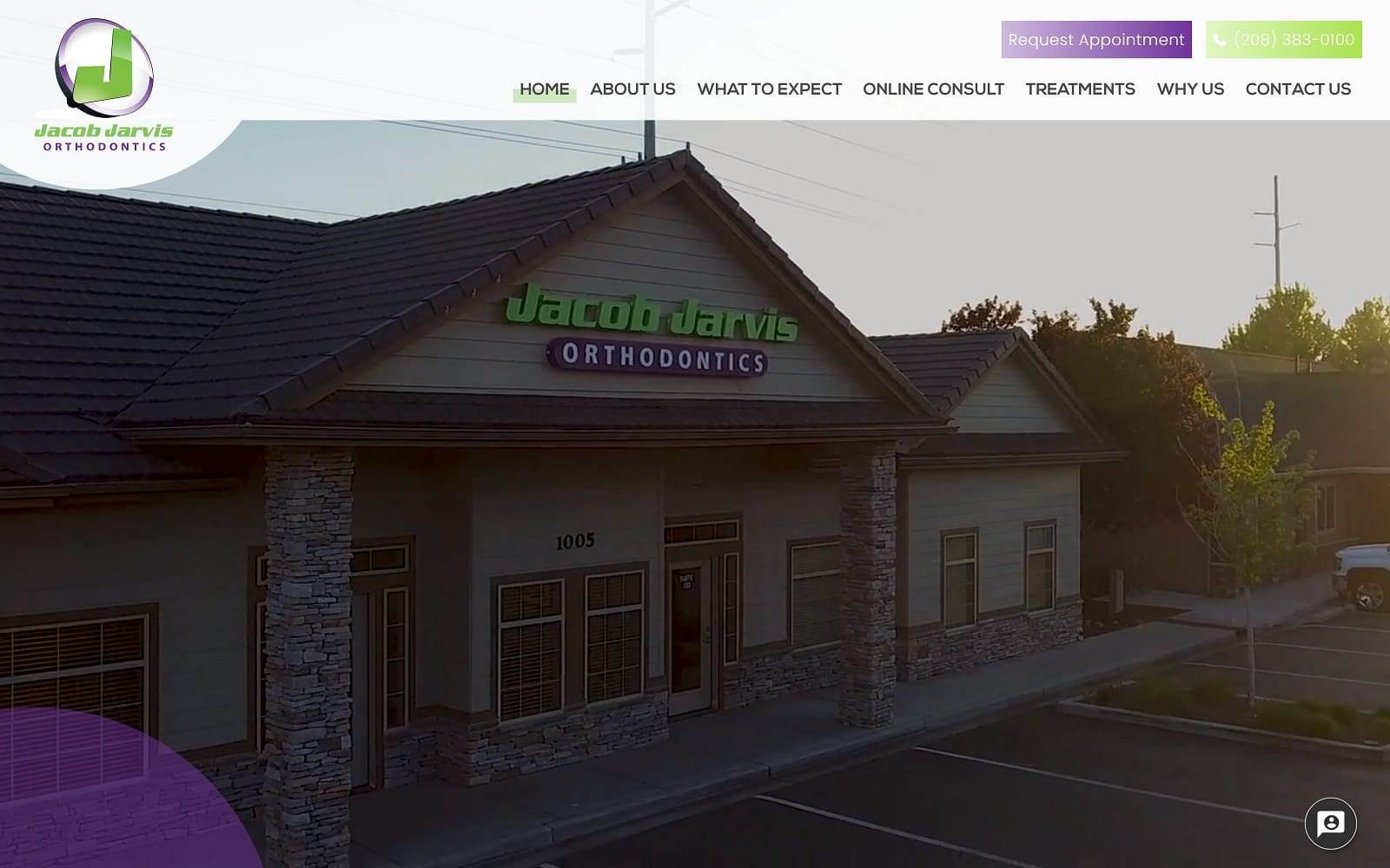The Screenshot of Jacob Jarvis Orthodontics jarvisortho.com Dr. Jarvis Website