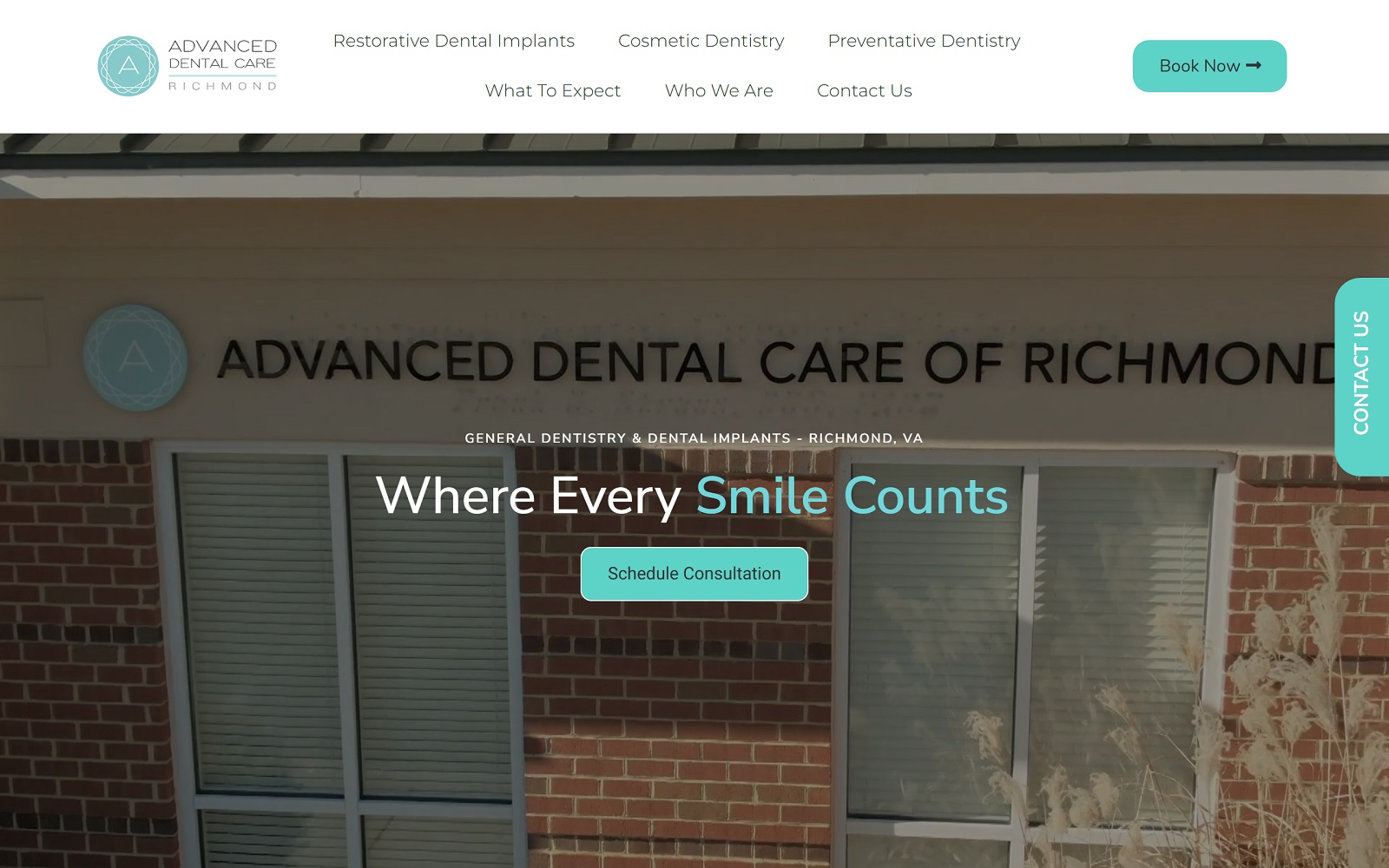 richmondsmile.com screenshot