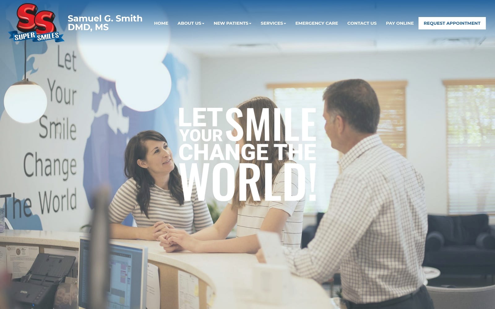 The Screenshot of Super Smiles Orthodontics supersmilesortho.com Website
