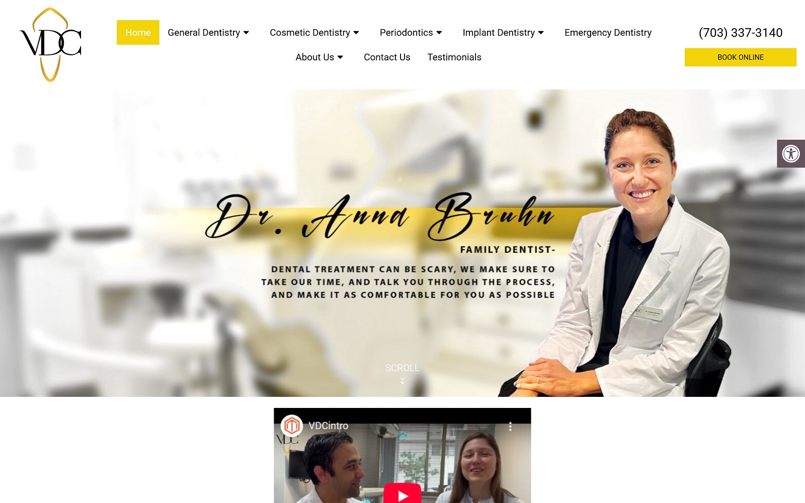 vadentalcare.com screenshot