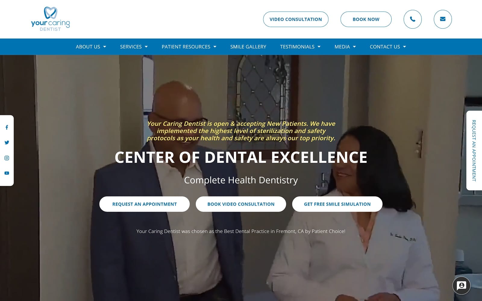 The Screenshot of Sheila Dobee DDS yourcaringdentist.com Website