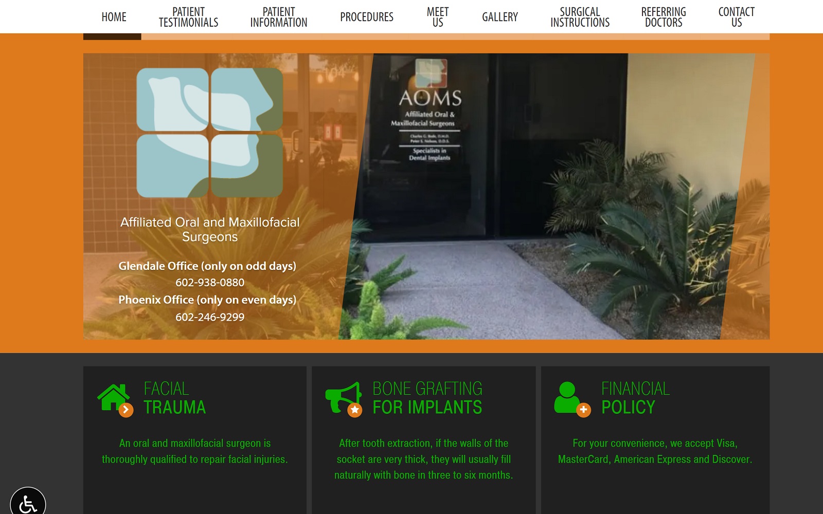 azoralsurgeons.com screenshot