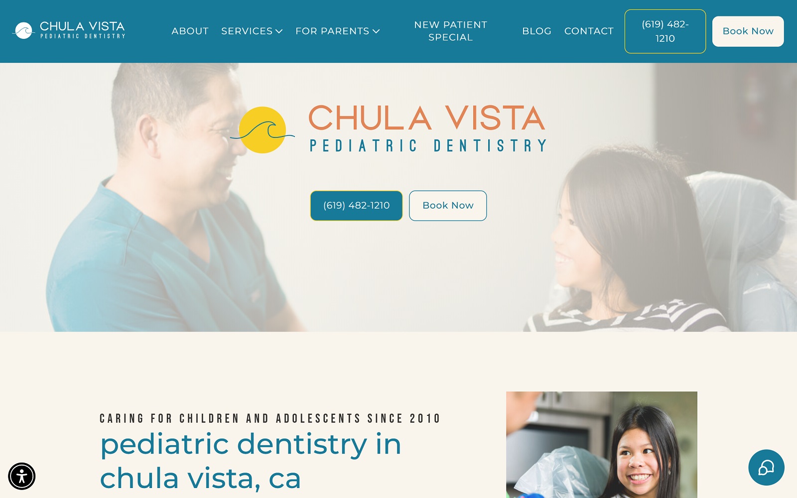 chulavistapediatricdentistry.com screenshot