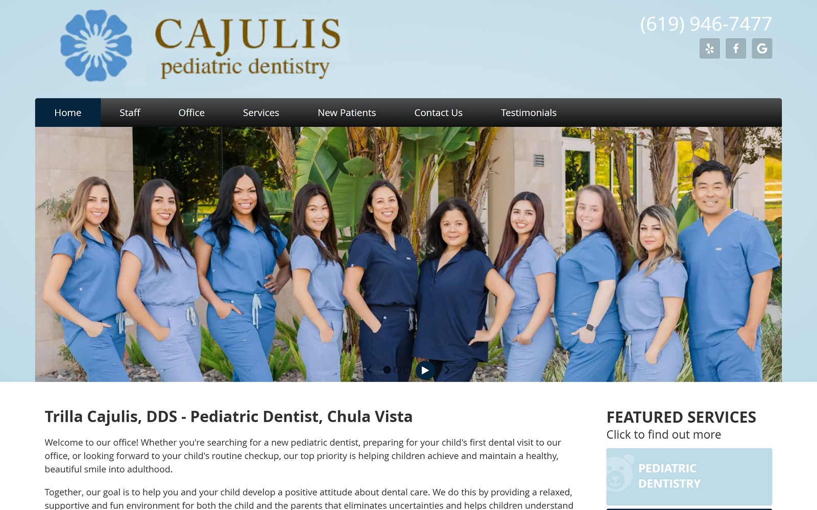 drcajulis.com screenshot