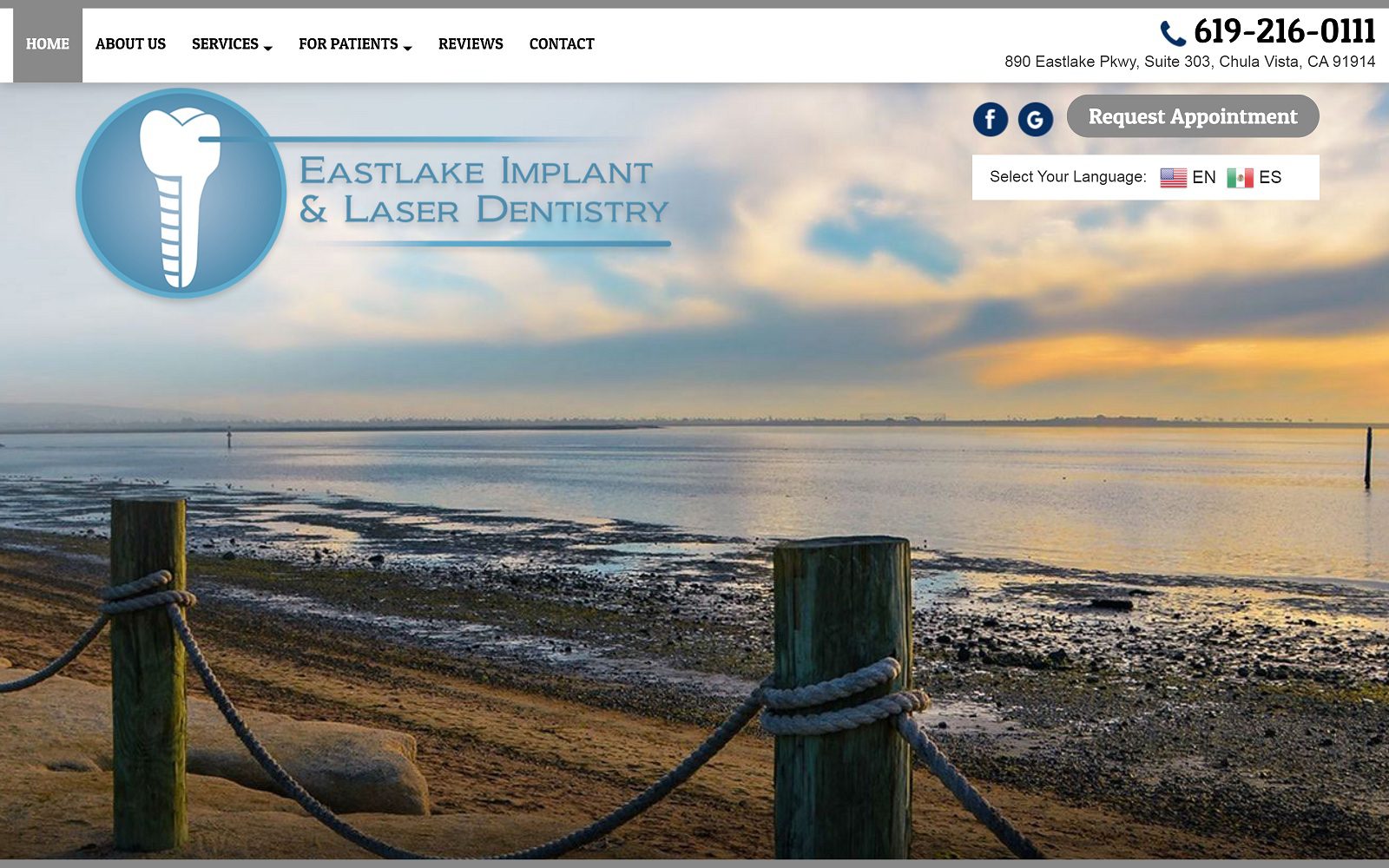 The Screenshot of Eduardo Diaz, DDS Website
