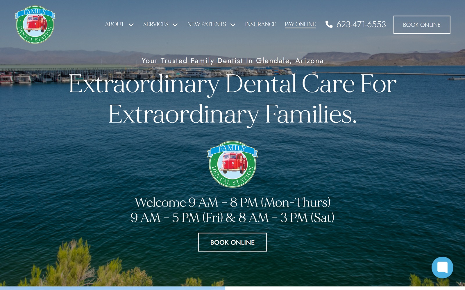 familydentalstation.com screenshot