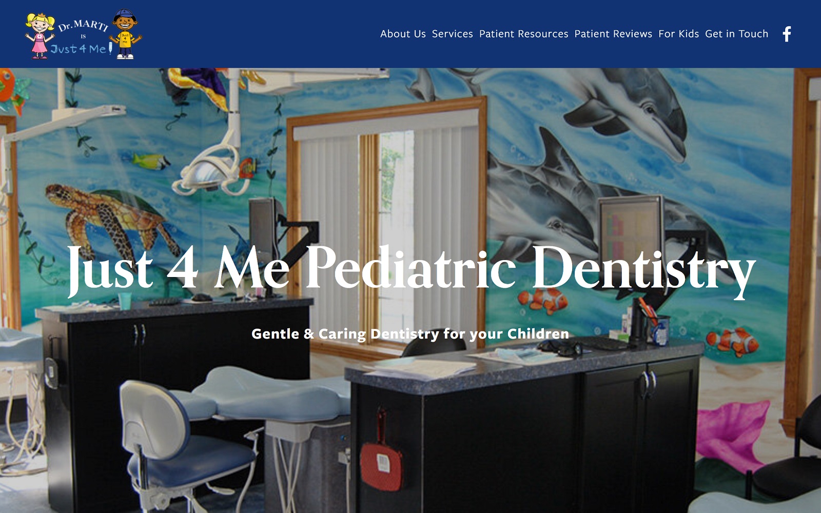 just4mepediatricdentistry.com screenshot