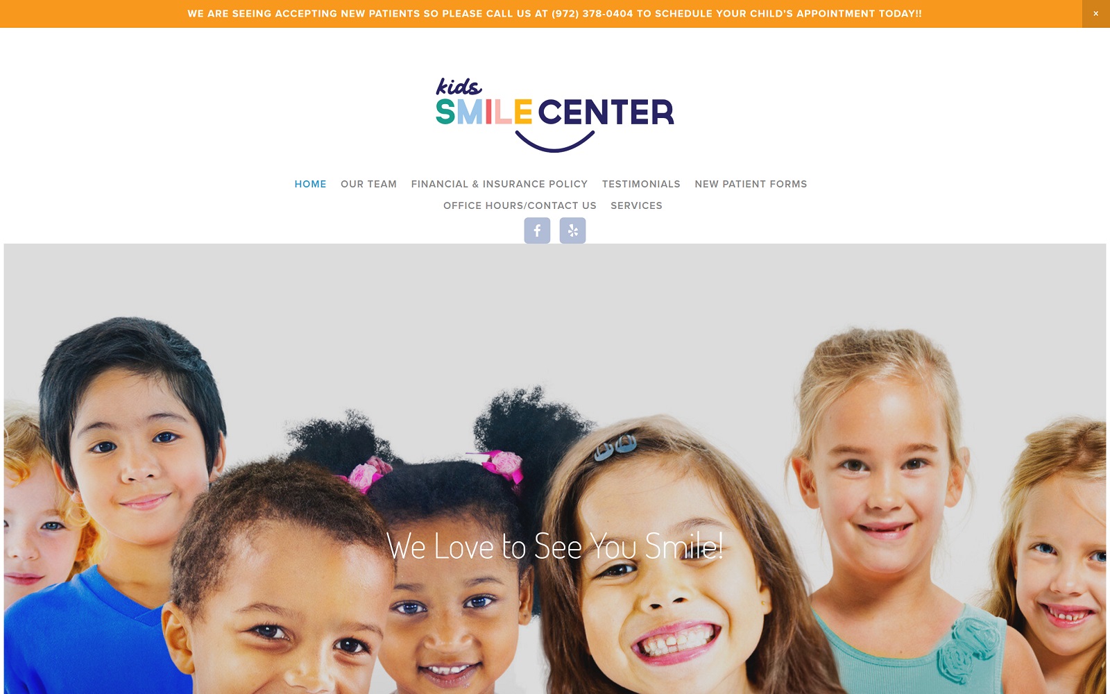 kidssmilecenterplano.com screenshot