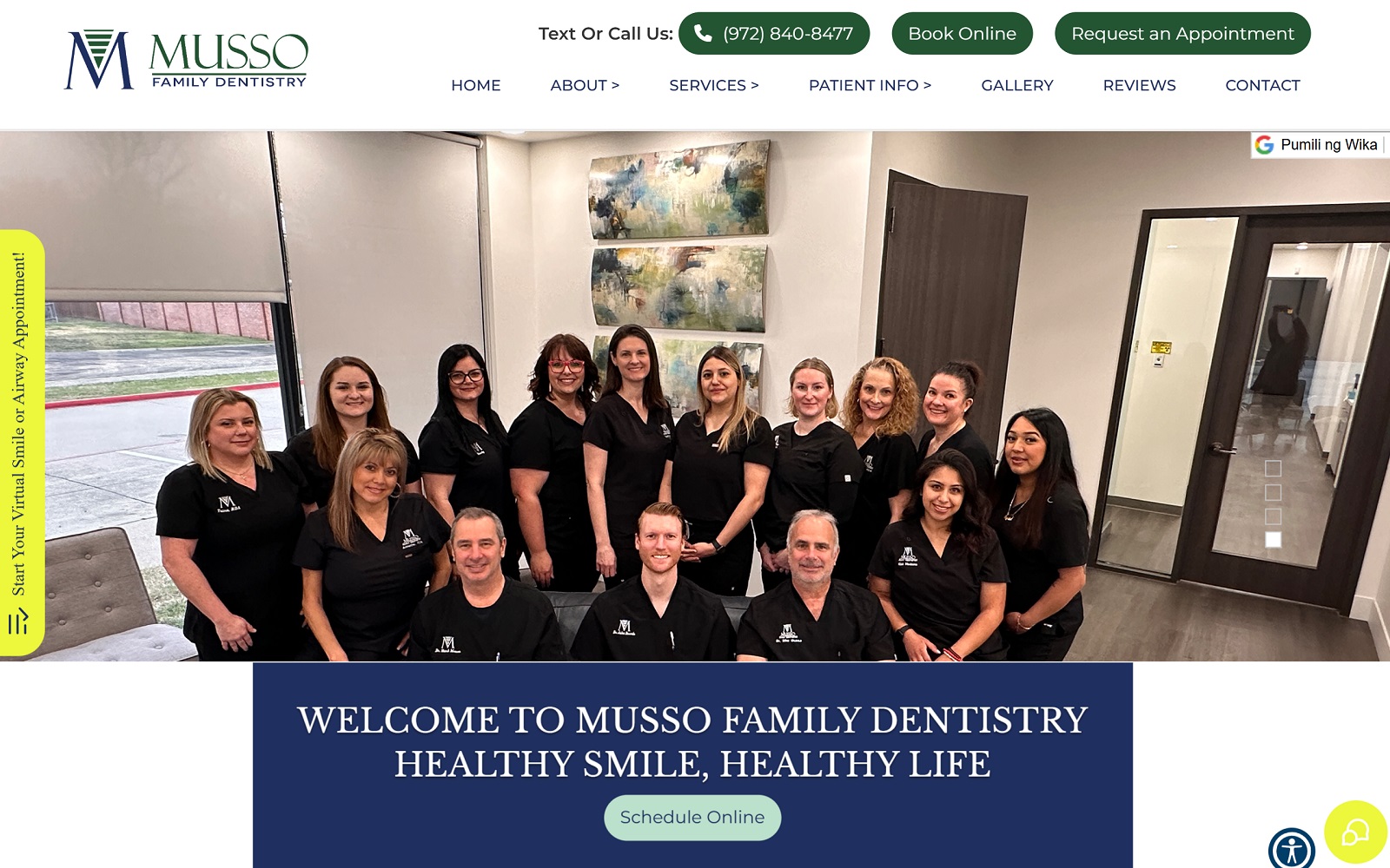 mussofamilydentistry.com screenshot