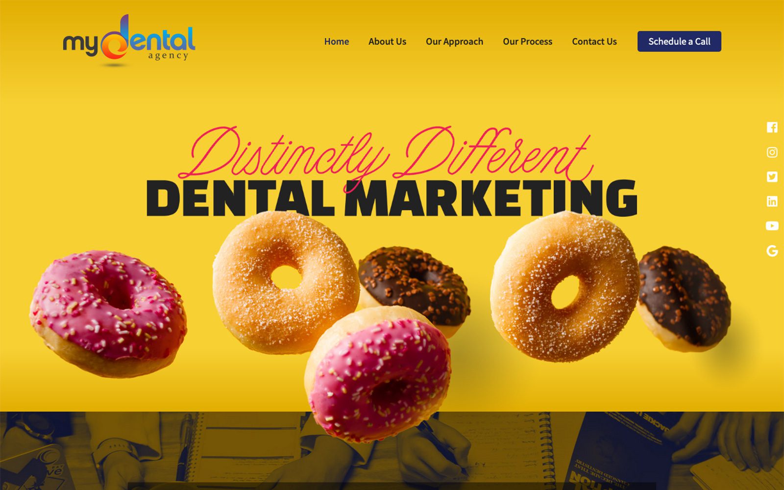 Screenshot of MyDentalAgency (mydentalagency.com)