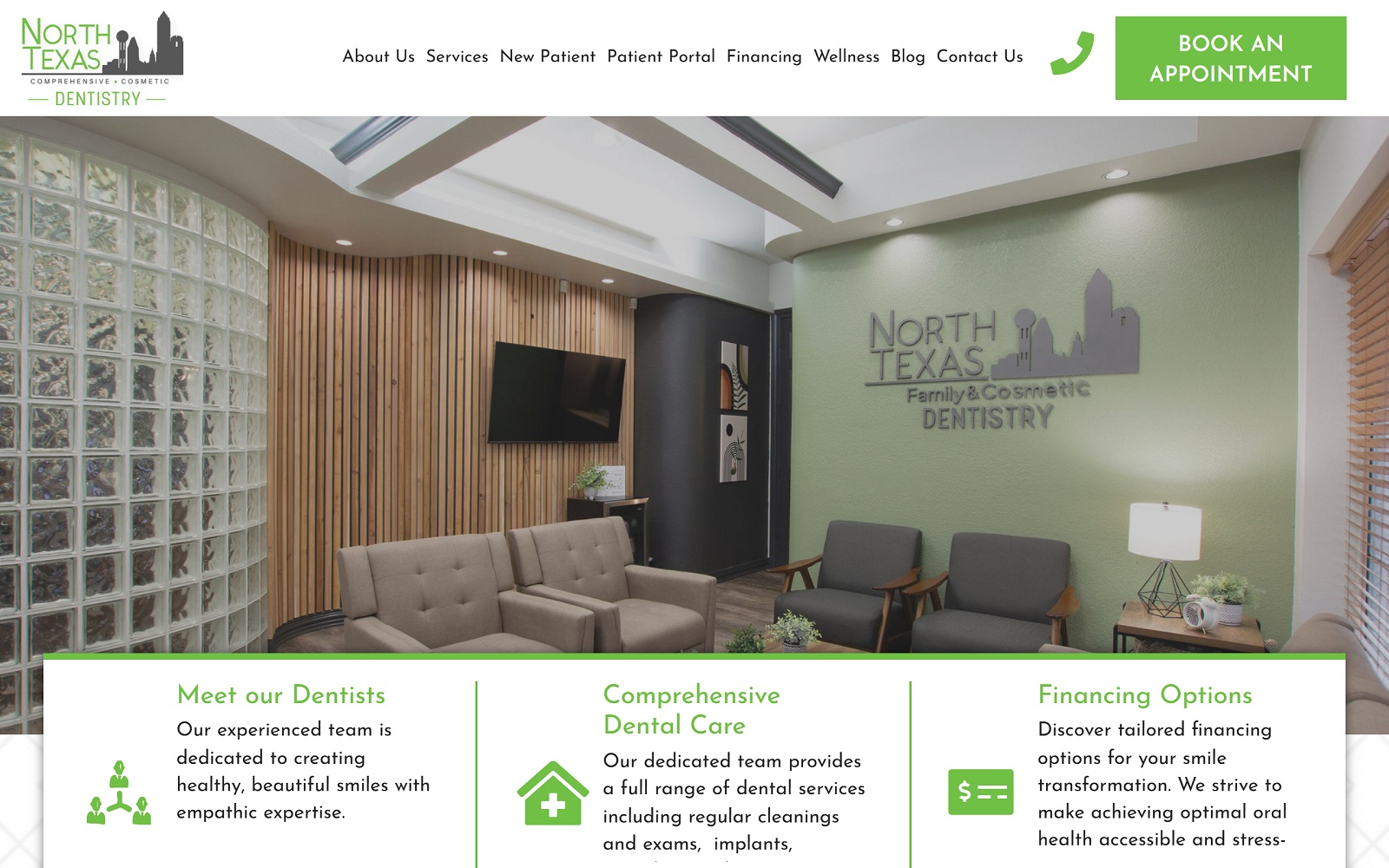 ntfcdentistry.com screenshot