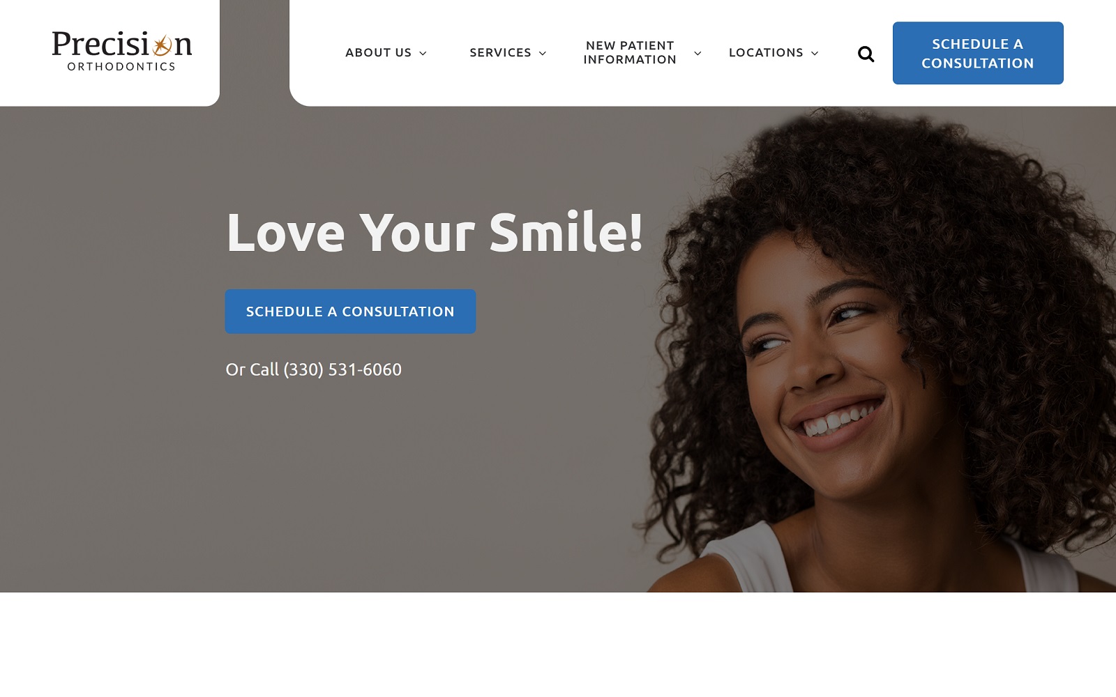 precision-smiles.com screenshot