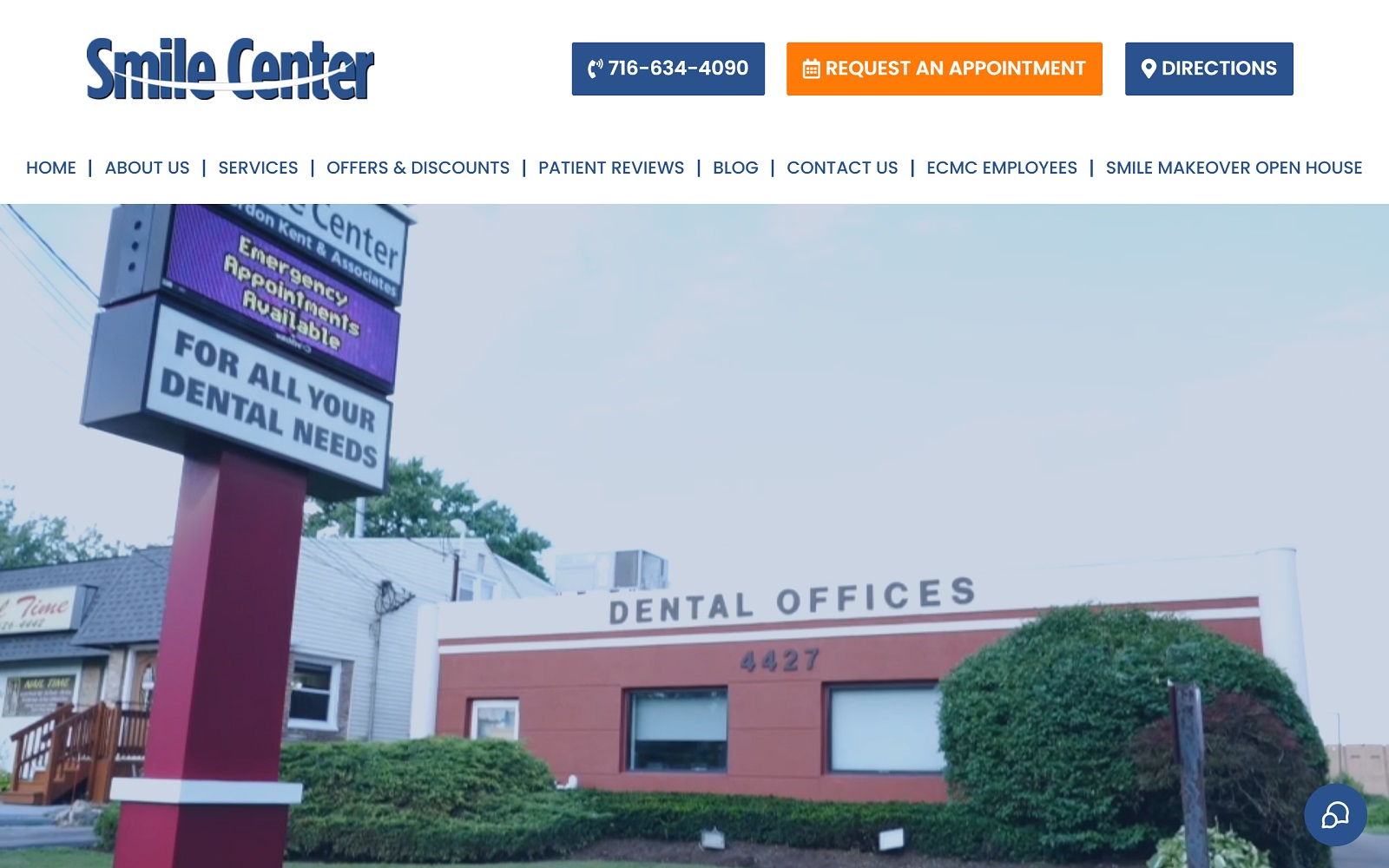 smilecenterny.com screenshot