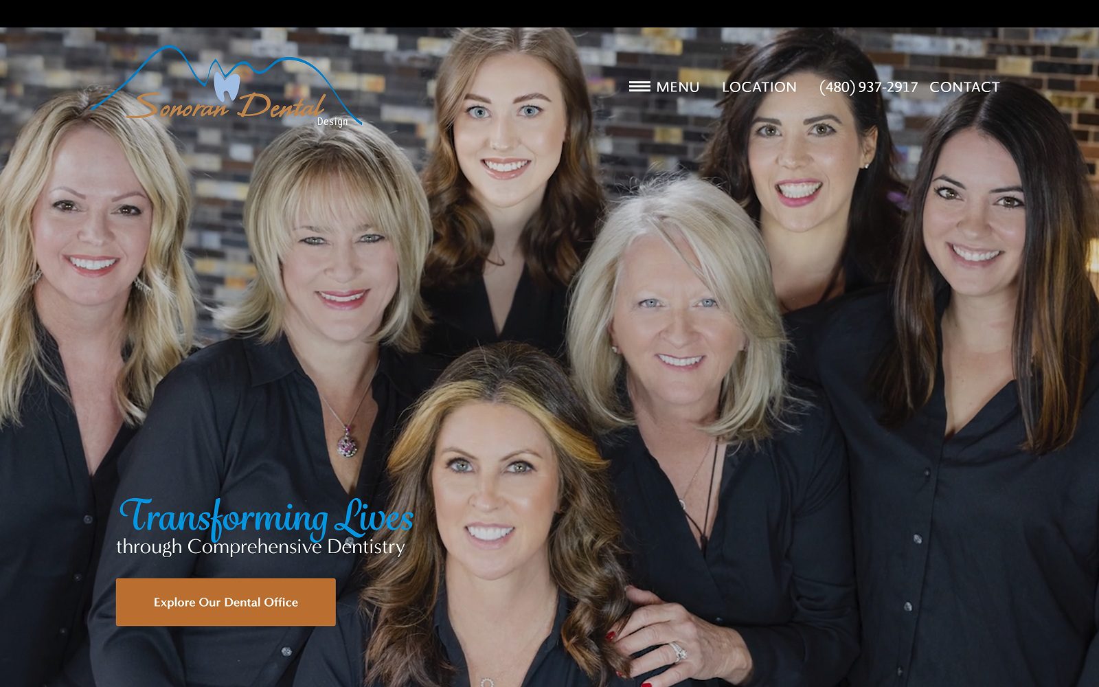 The Screenshot of Sonoran Dental Design Dr. Ann Sielicki Website
