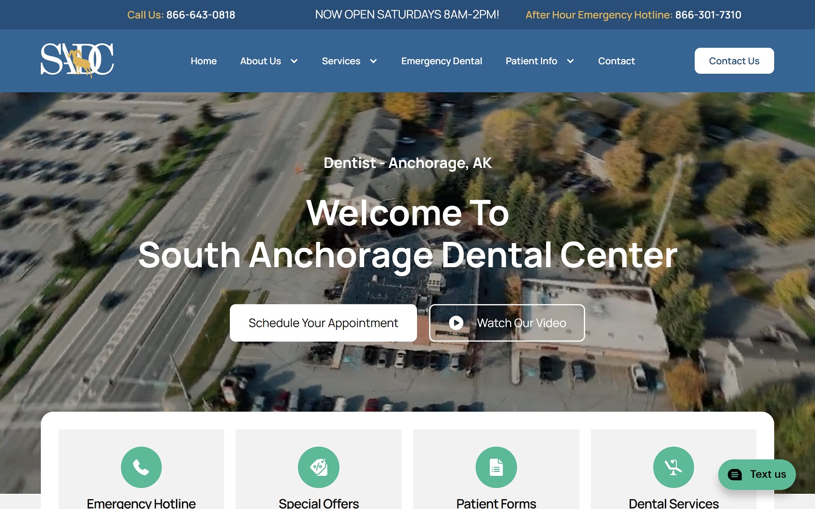 southanchoragedental.com screenshot