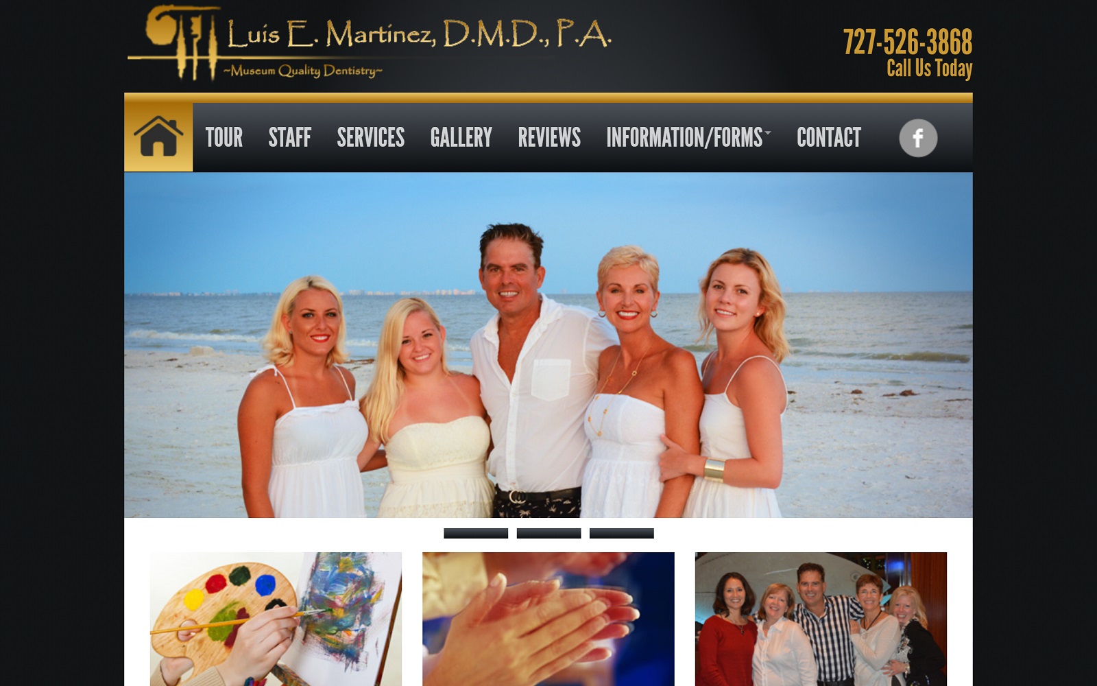 stpetecosmeticdentistry.com screenshot
