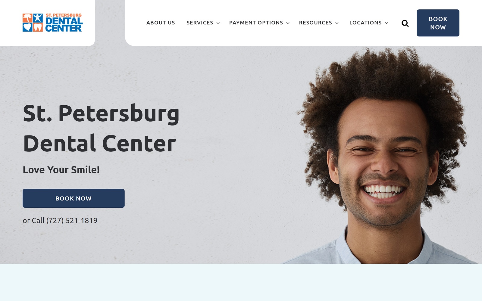 stpetersburgdental.com screenshot