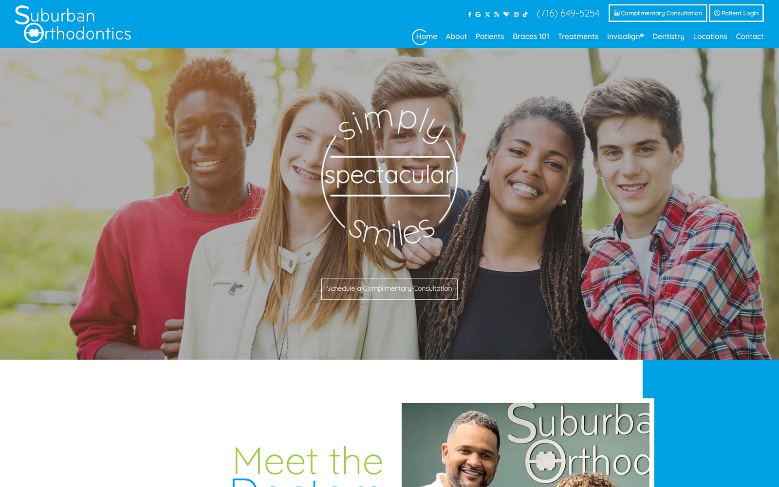 suburbanorthodontic.com screenshot
