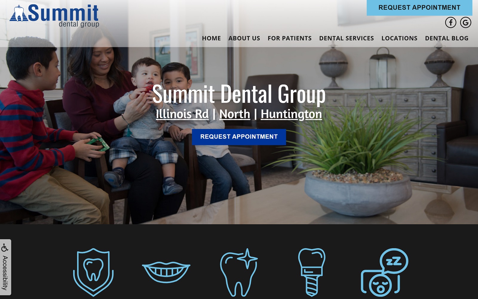 summitdentalgrp.com screenshot