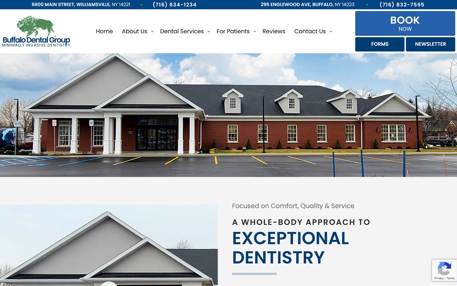 thebuffalodentalgroup.com screenshot