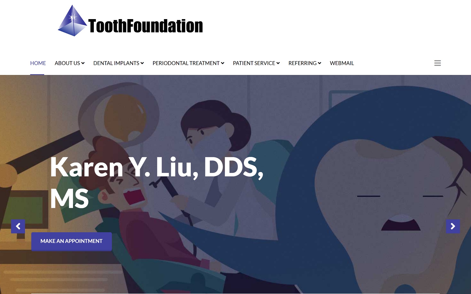 toothfoundation.com screenshot