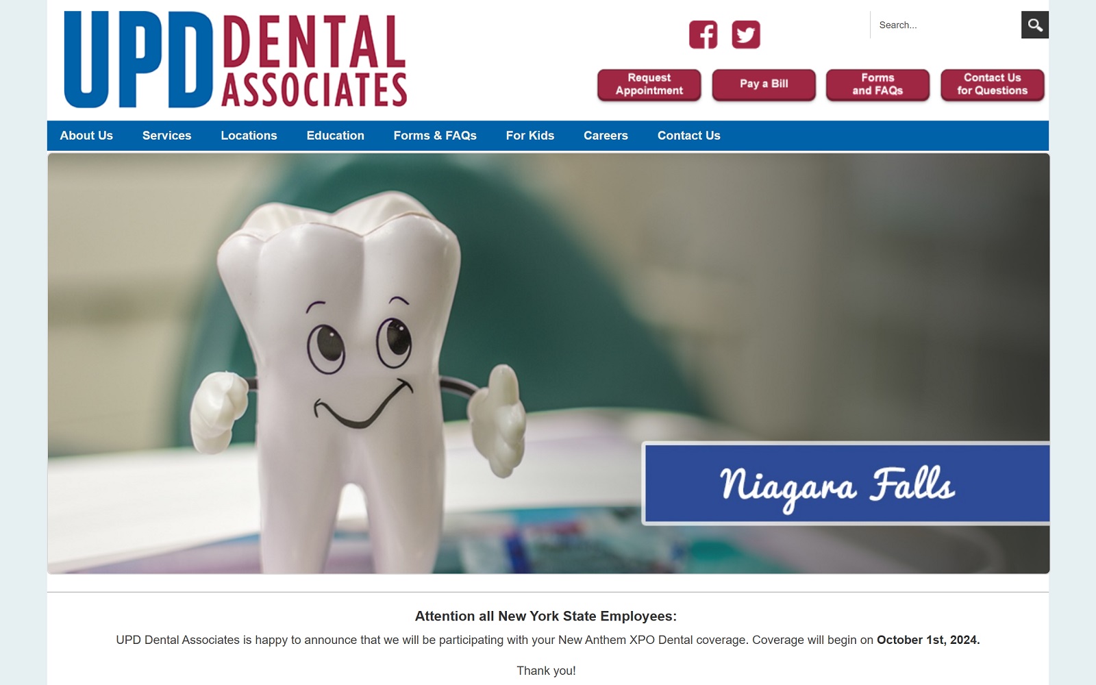 universitypediatricdentistry.com screenshot