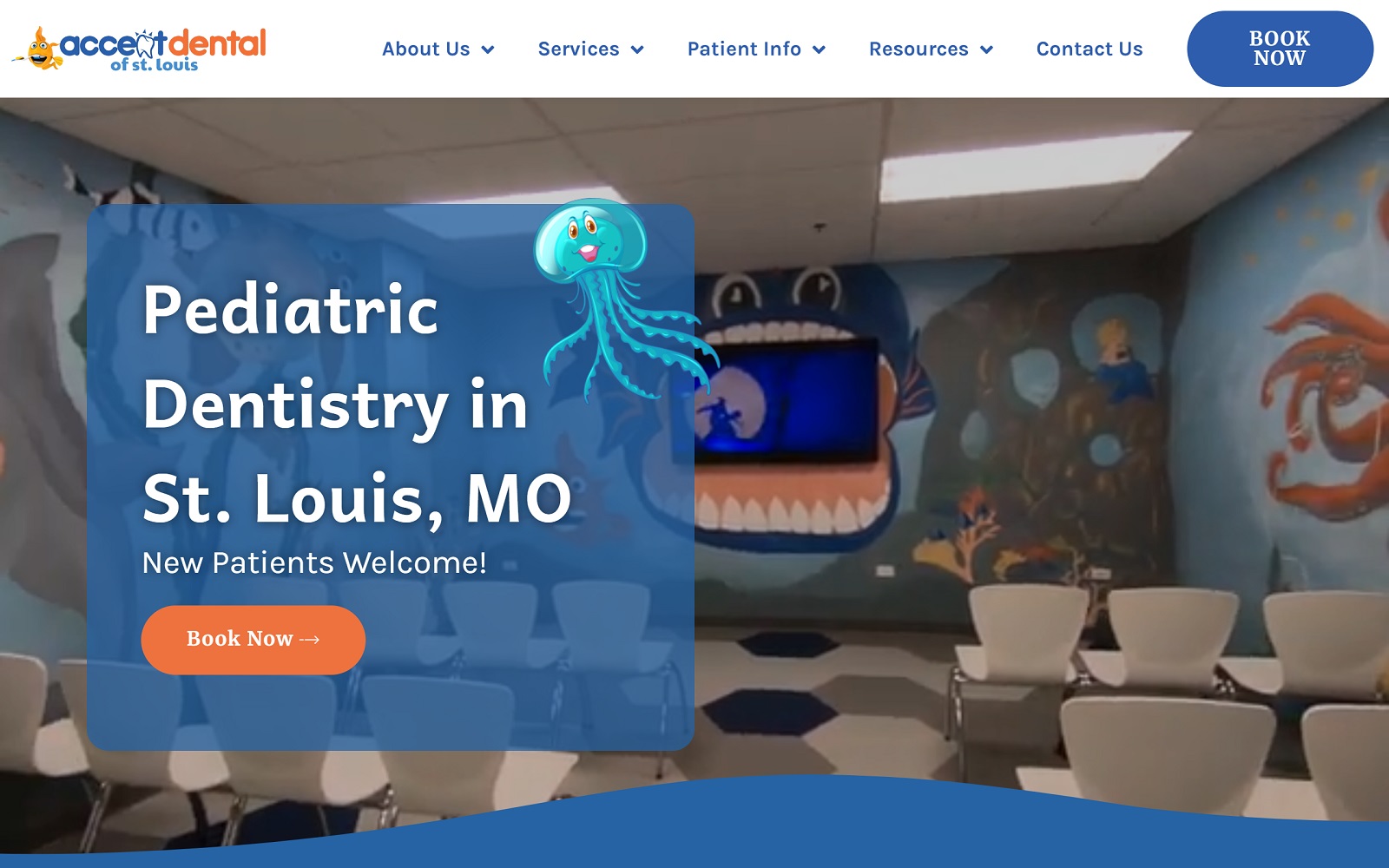 accentdentalstl.com screenshot