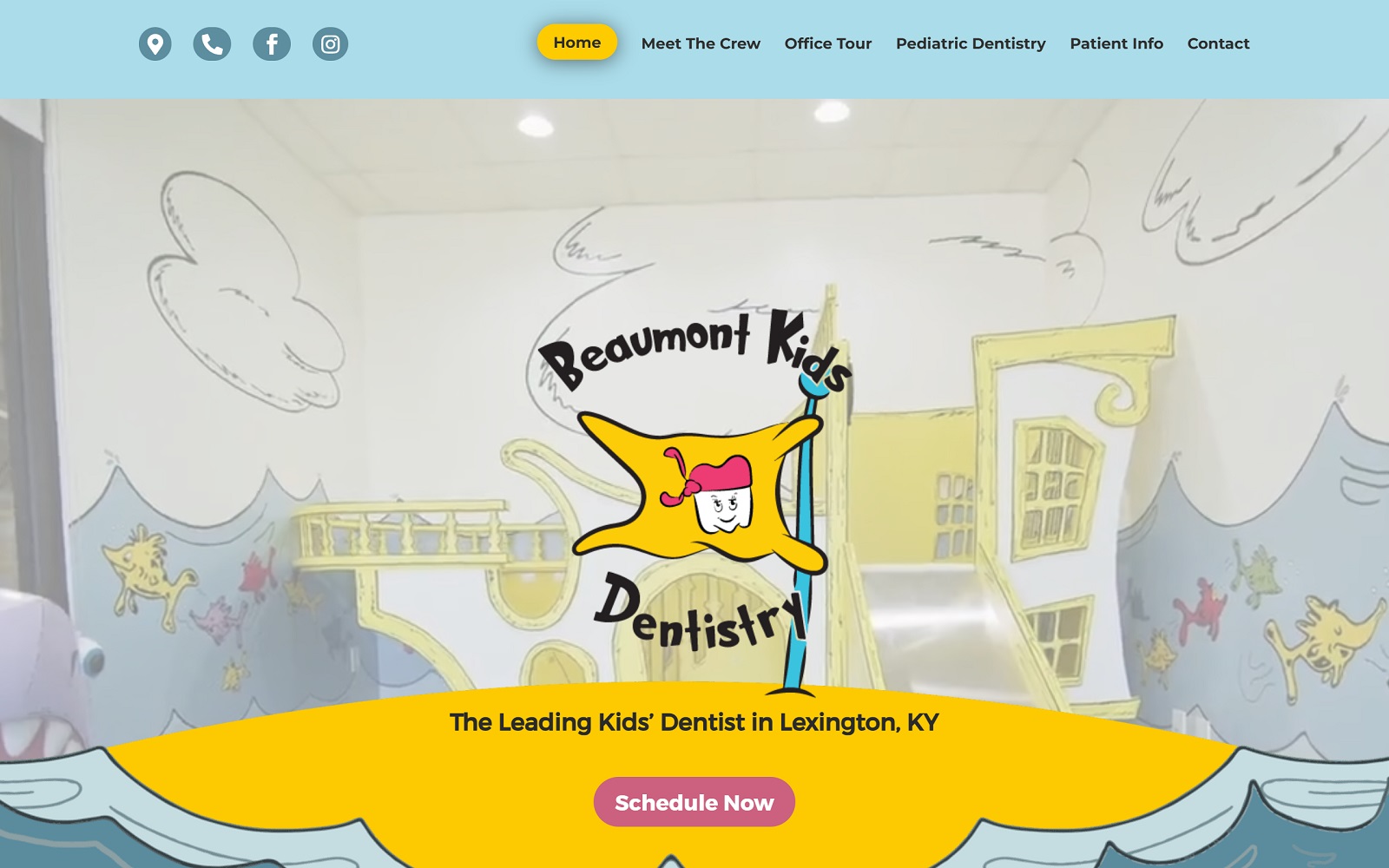 beaumontkidsdentistry.com screenshot