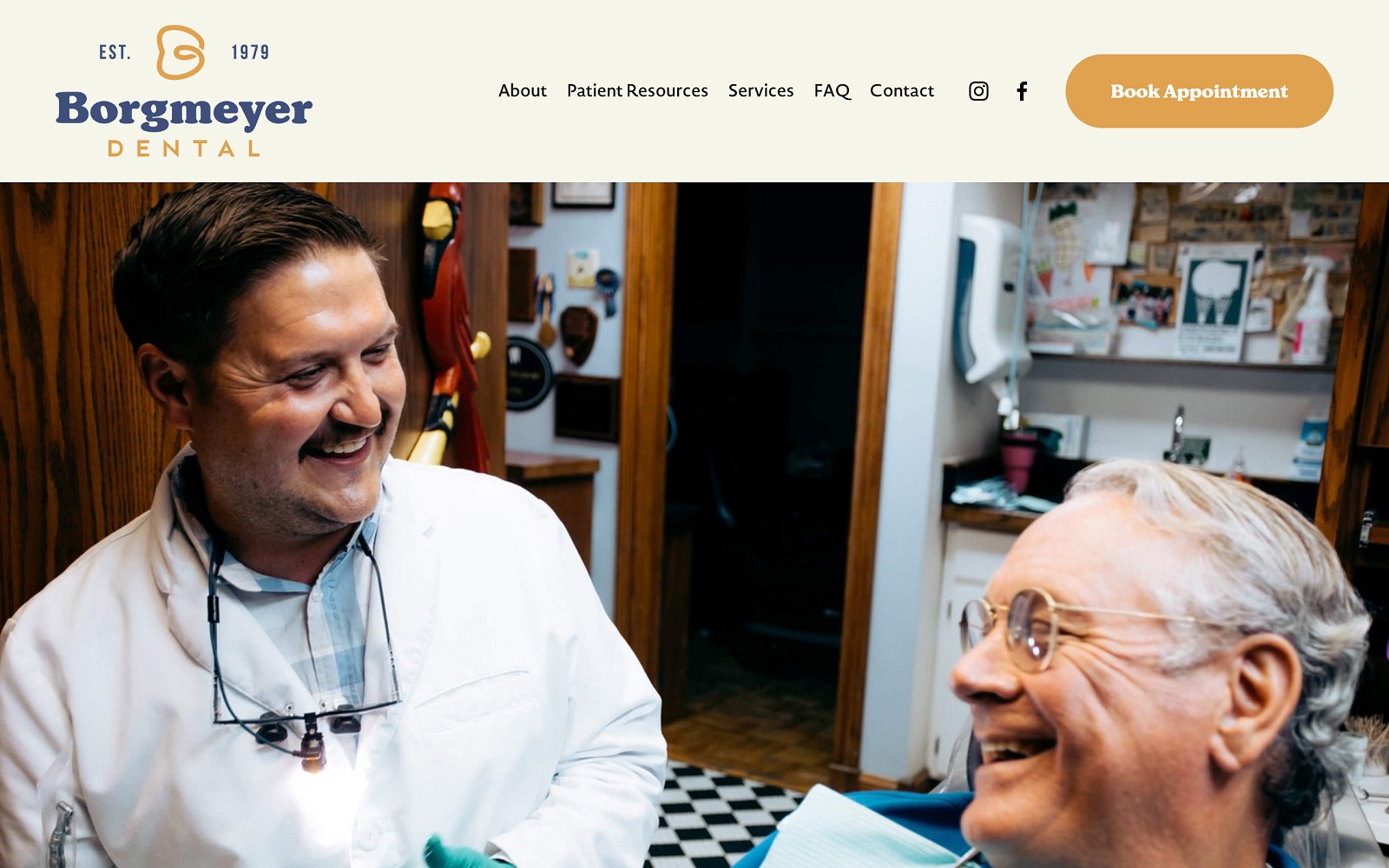 borgmeyerdental.com screenshot