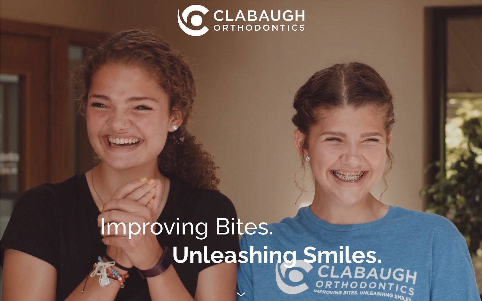 The Screenshot of Clabaugh Orthodontics Dr. Richard Clabaugh Website
