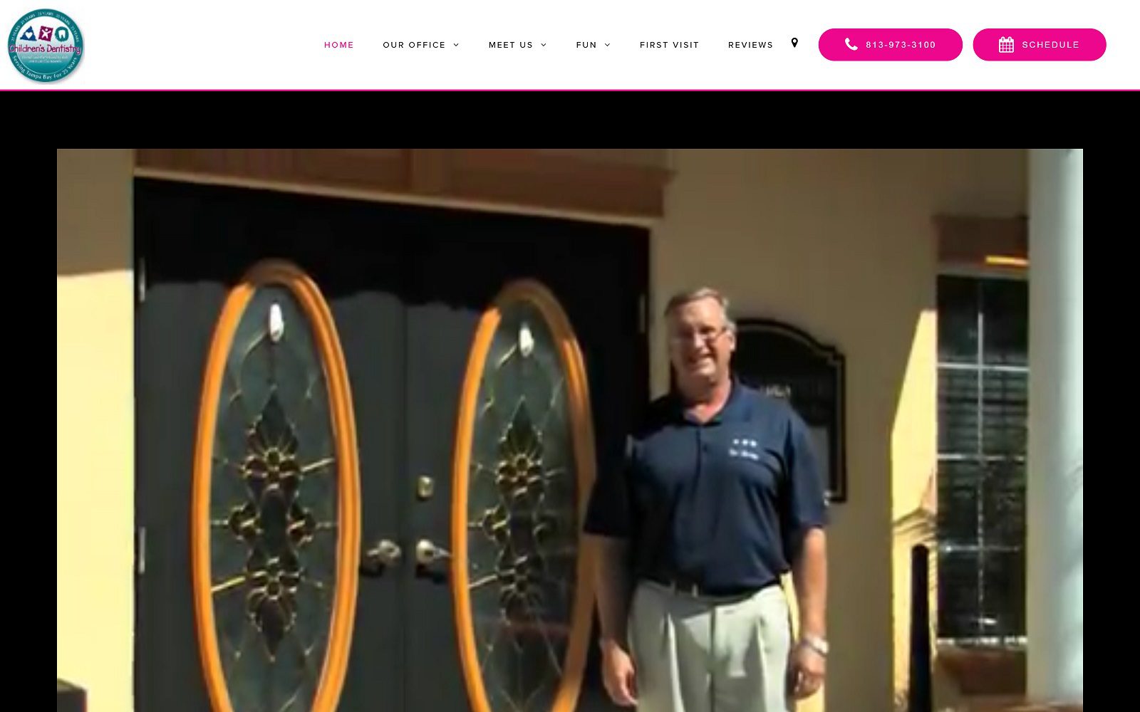 The Screenshot of Children's Dentistry - Gregory C. Stepanski D.D.S. Website