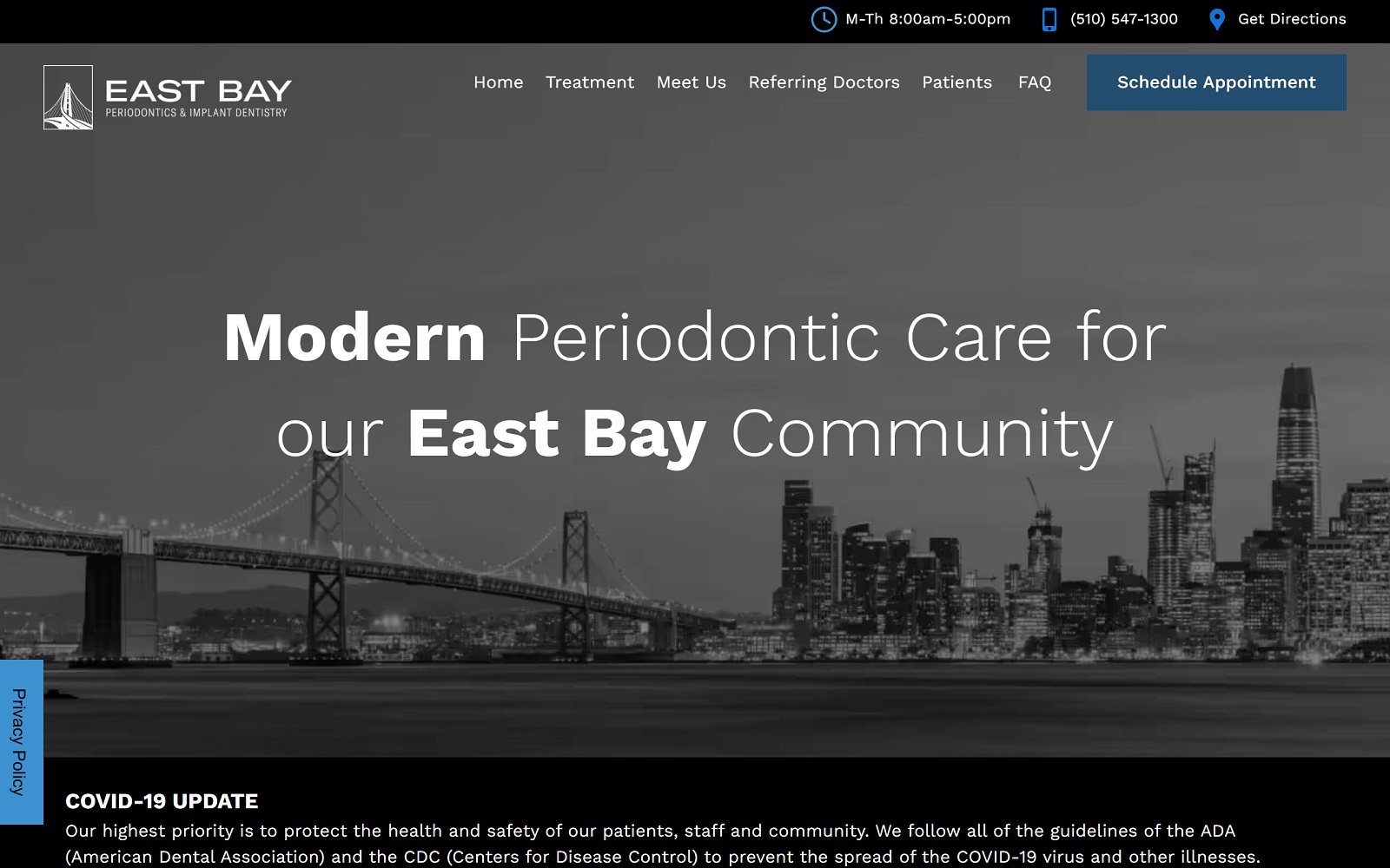 eastbaygums.com screenshot