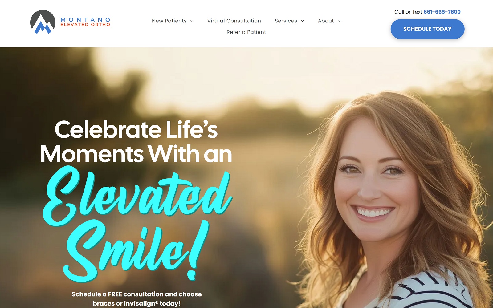 elevatedortho.com screenshot