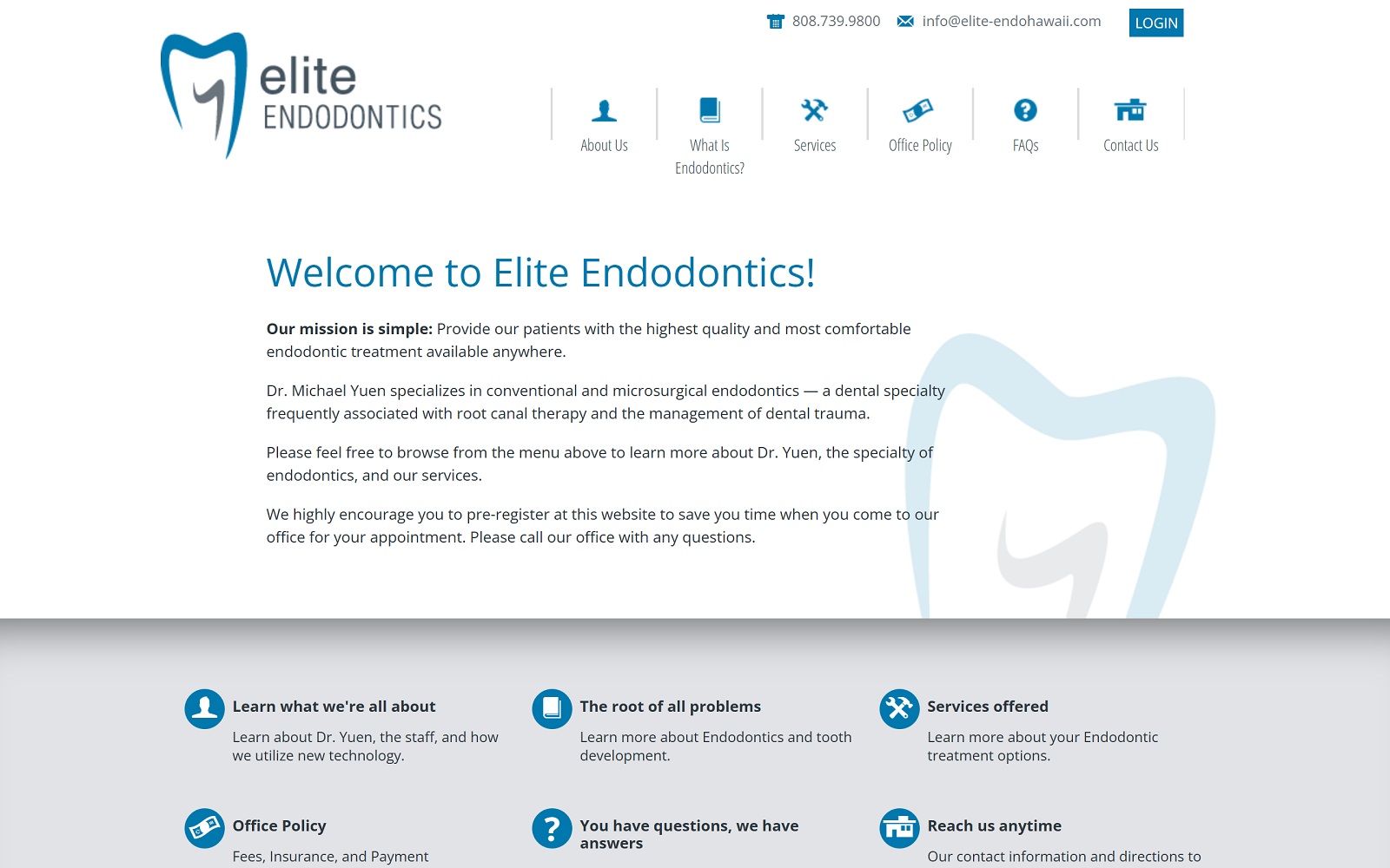 elite-endohawaii.com screenshot