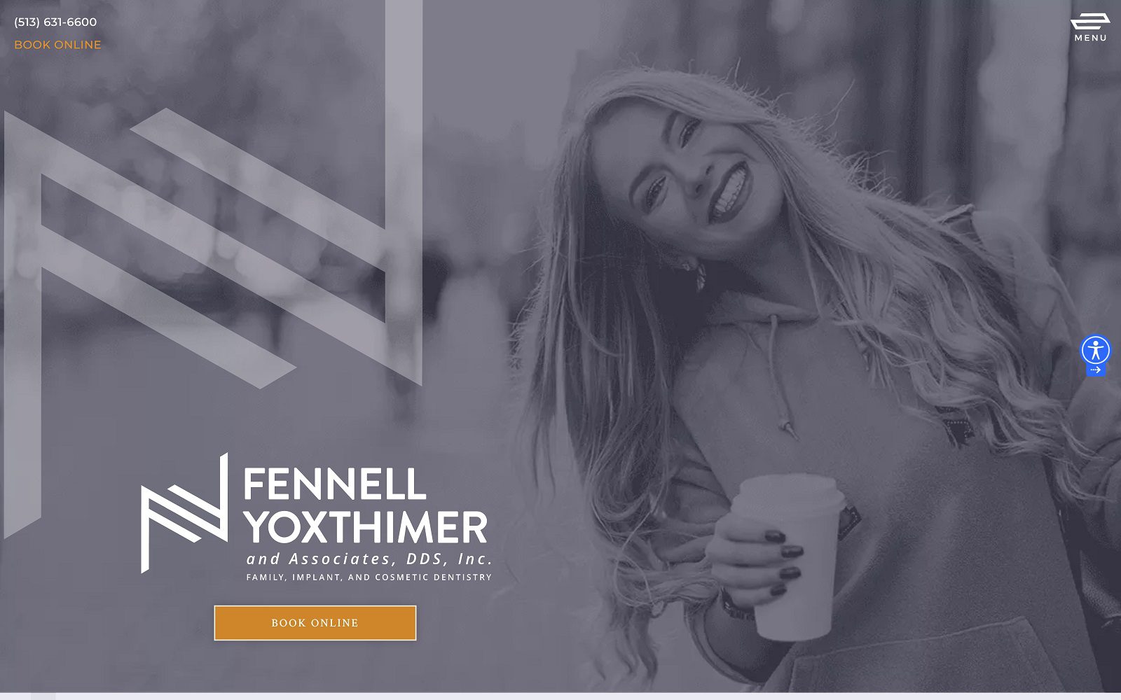 The Screenshot of Fennell, Yoxthimer and Associates, DDS, Inc. Website