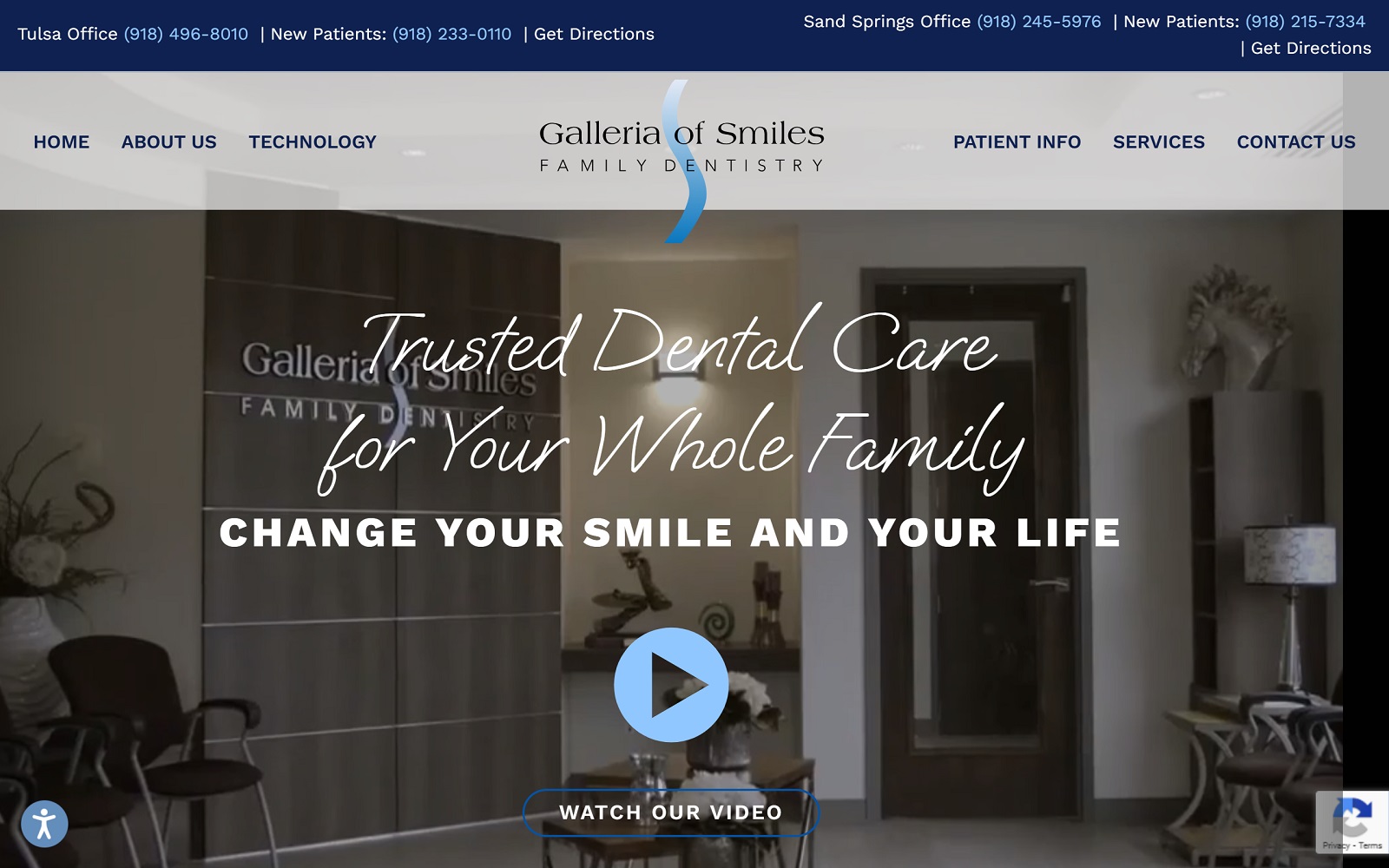 galleriaofsmiles.com screenshot