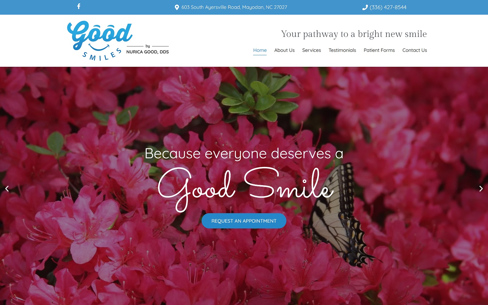 goodsmilesdentistry.com screenshot