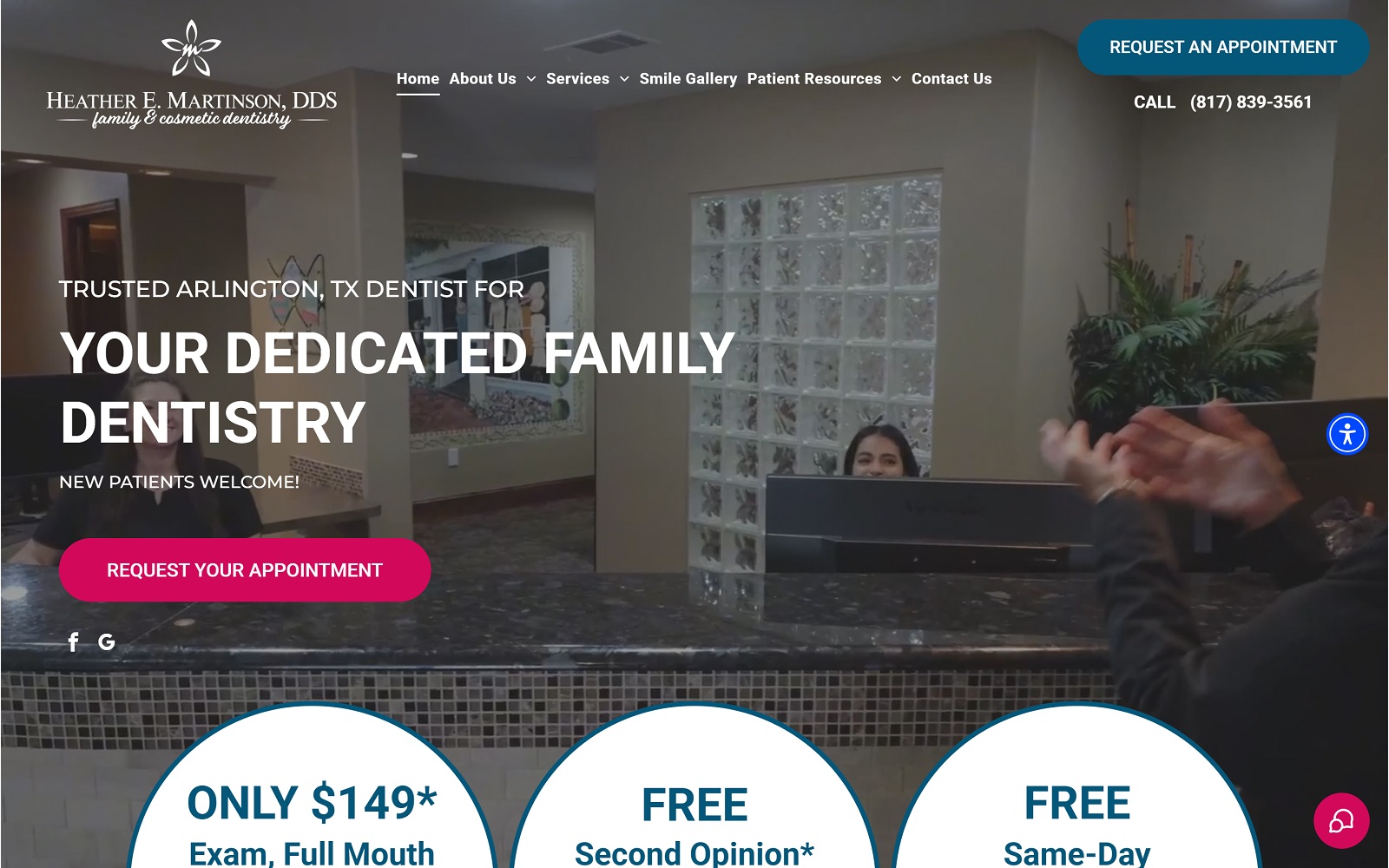 heathermartinsondds.com screenshot