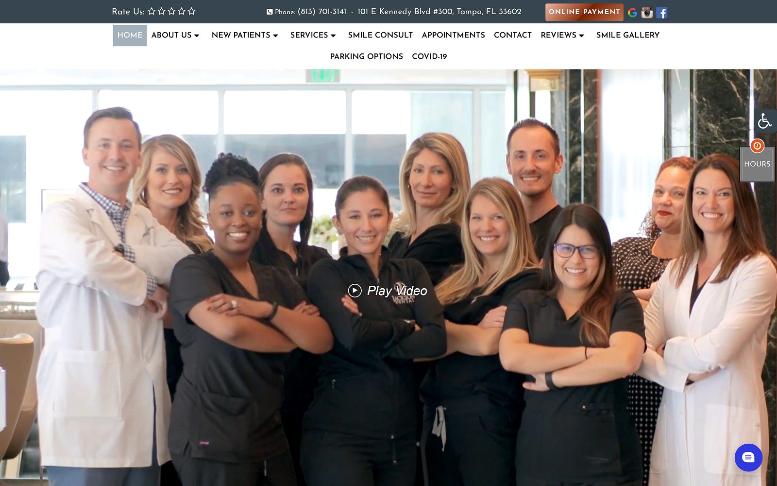 The Screenshot of Jackson Dental, P.A. Website