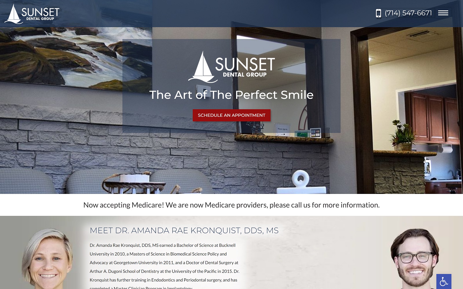 kronquistdental.com screenshot
