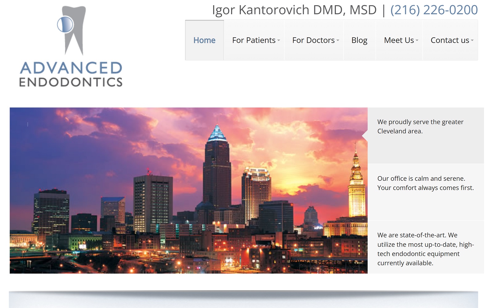 lakewoodendo.com screenshot