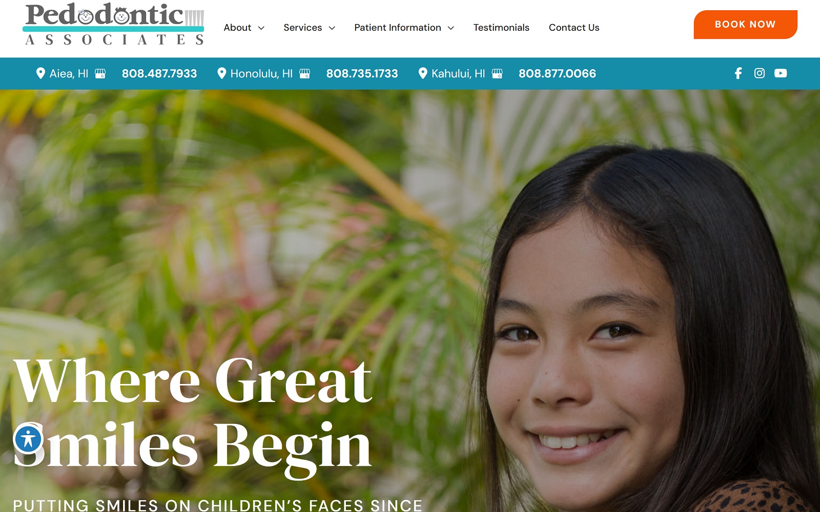 pedodonticassociates.com screenshot