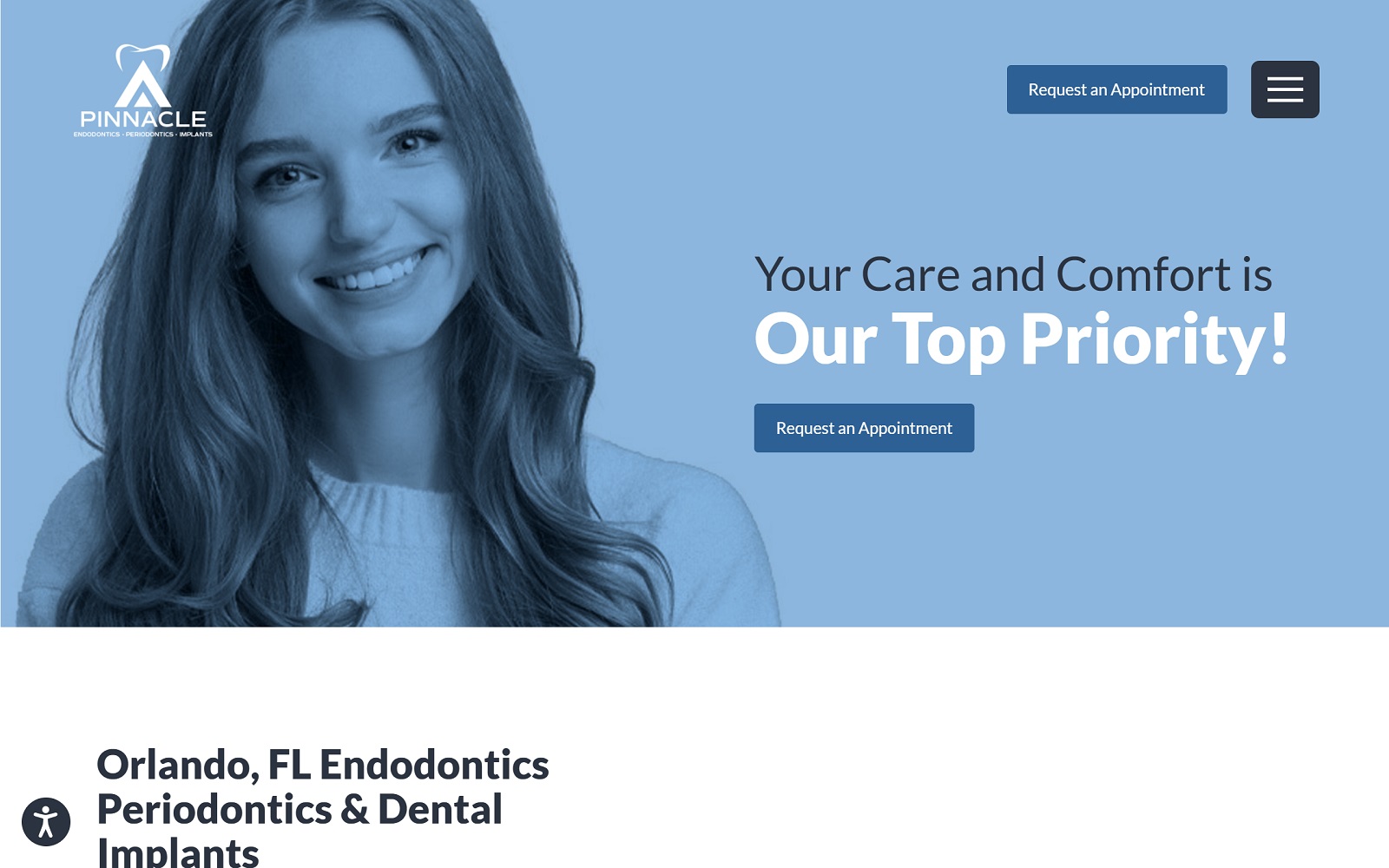 pinnacle-epi.com screenshot